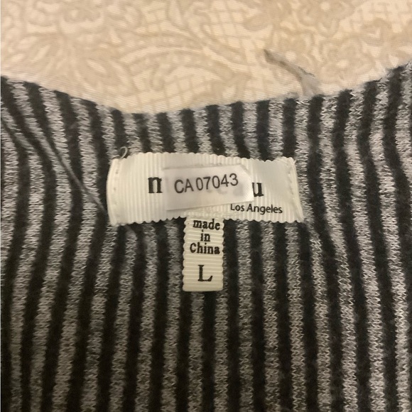 Stripped dress so soft large worn once - Picture 4 of 5